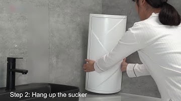 360 Degree Rotating Kitchen Bathroom Shelf Corner Storage Rack Cabinet How to assemble on table