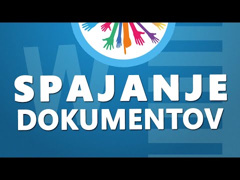 Spajanje dokumentov brez preglavice