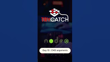 Day 13: Handling Command-Line Arguments in Node.js #NodeJS #JavaScript #CommandLineArguments