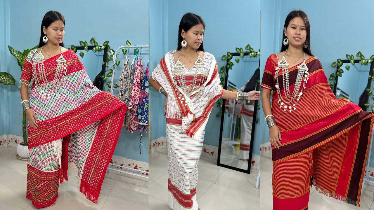 Chamathwi sikla /Jamatia /Murasing Traditional Rignai Rikutu with Blouse set 🌸🌷