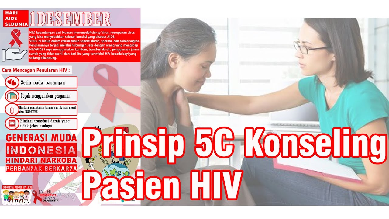Prinsip 5C Konseling Pasien HIV AIDS - YouTube