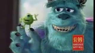McDonald's - {Monsters, Inc. Happy Meal USA Commercial} (2001?)