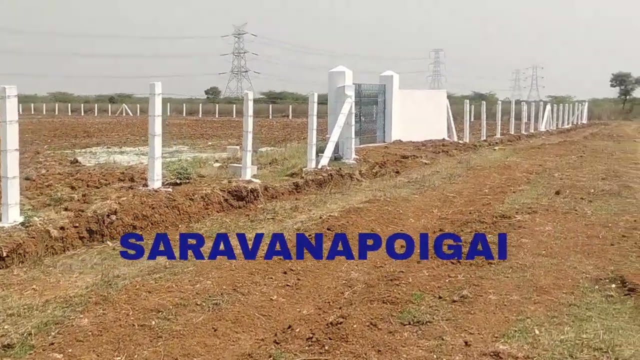 PER ACRE 55-LAKHS AREA 3.57/ACRES PUNJAI LAND SALE THIRUVALLUR TO UTHUKADU BUS ROUTE CUT ROAD 1.5/KM