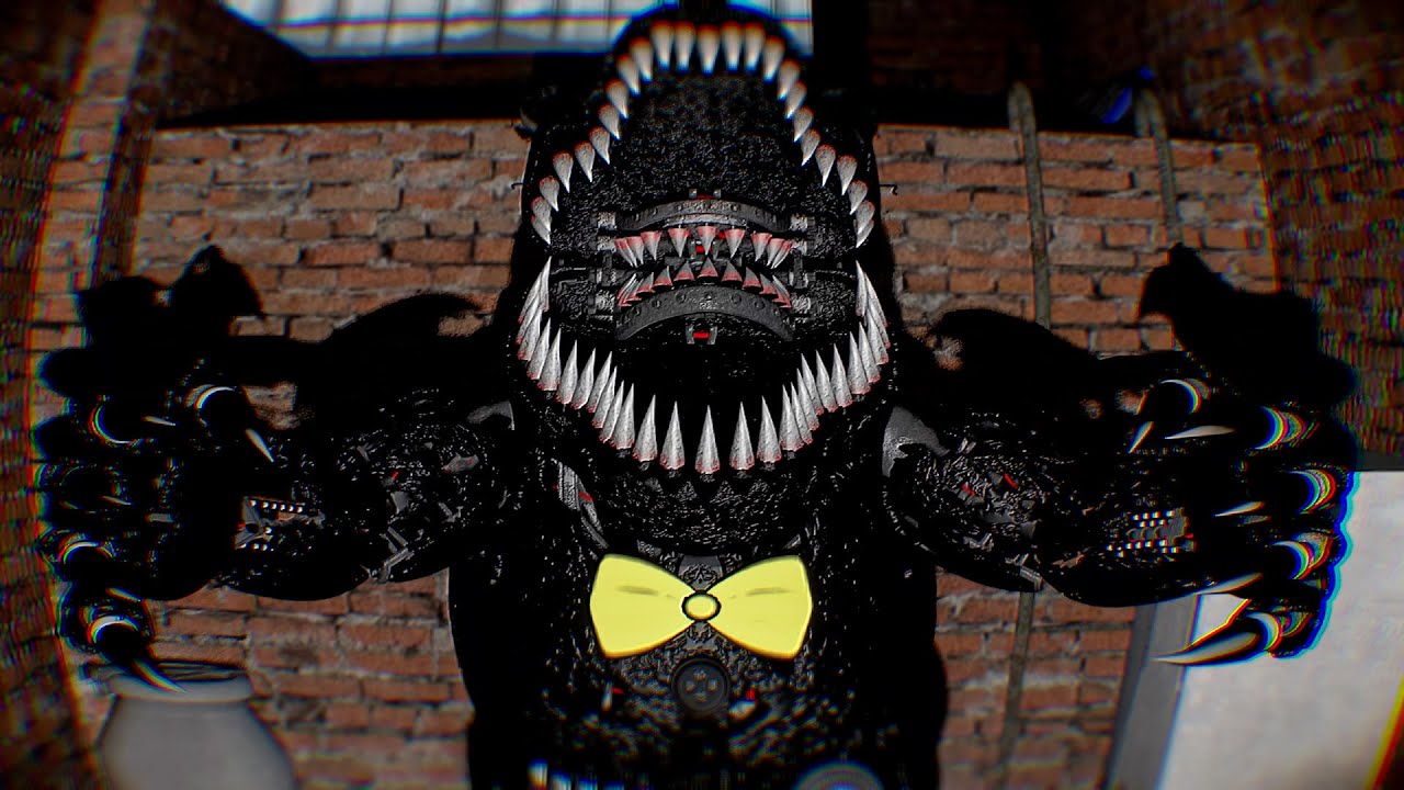 uma PESSOA REAL está controlando O NIGHTMARE de FNAF 4 ..