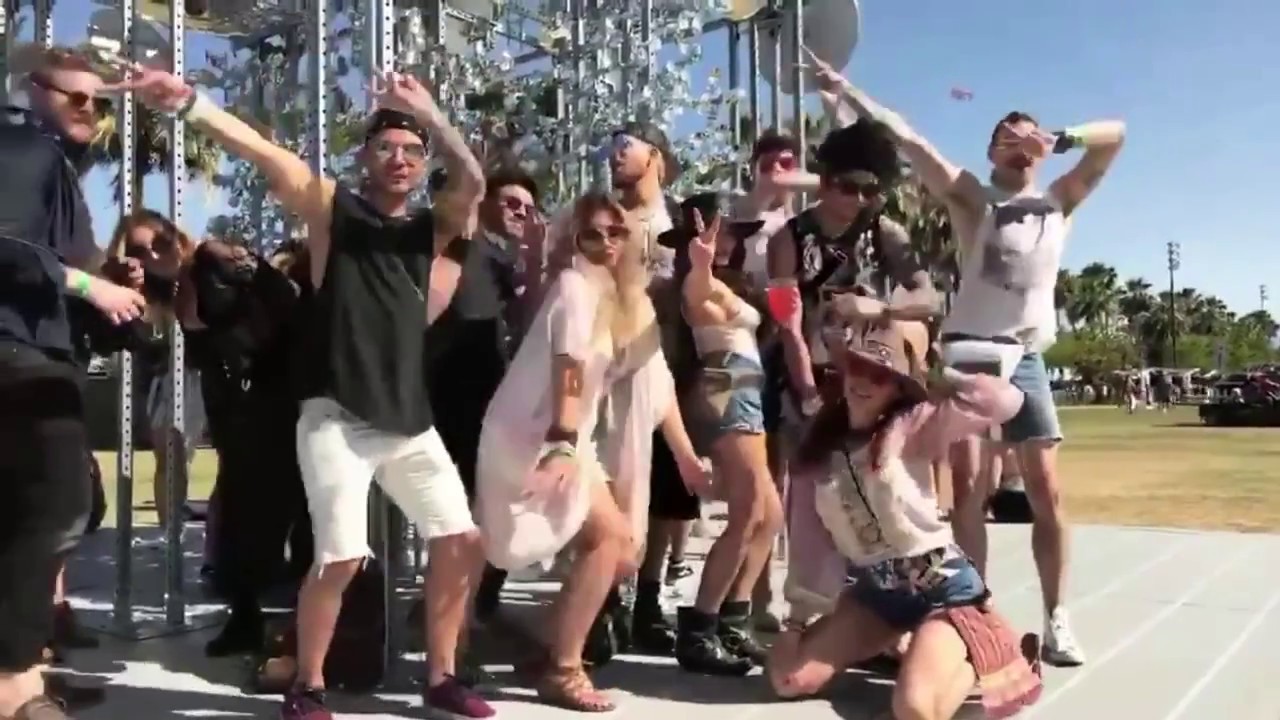 Adam Lambert 4/15 Coachella w/ slow clips - Alisan Porter ig story HD
