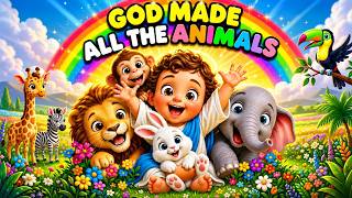 Baby Jesus And The Animals God Made Every Animal Kids Bible Song Colourmation