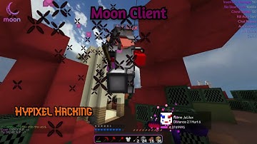 Hacking On Hypixel w/ Moon Client | Best Hypixel Client? [Hypixel Hacking]