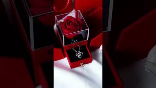 Apple Rose Jewelry Gift Box | Elegant Surprise for Her #RomanticGift #GiftInspo #Elegant #luxanry