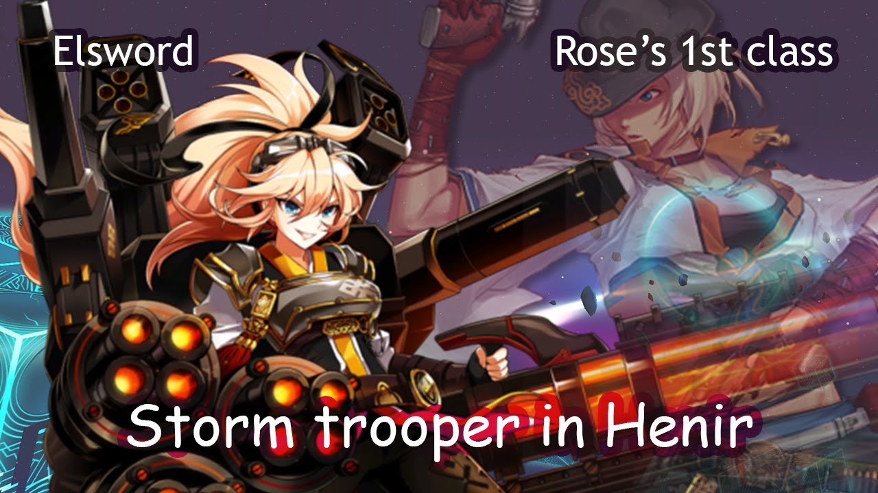 Elsword - Storm Trooper (Rose) in Henir - YouTube.