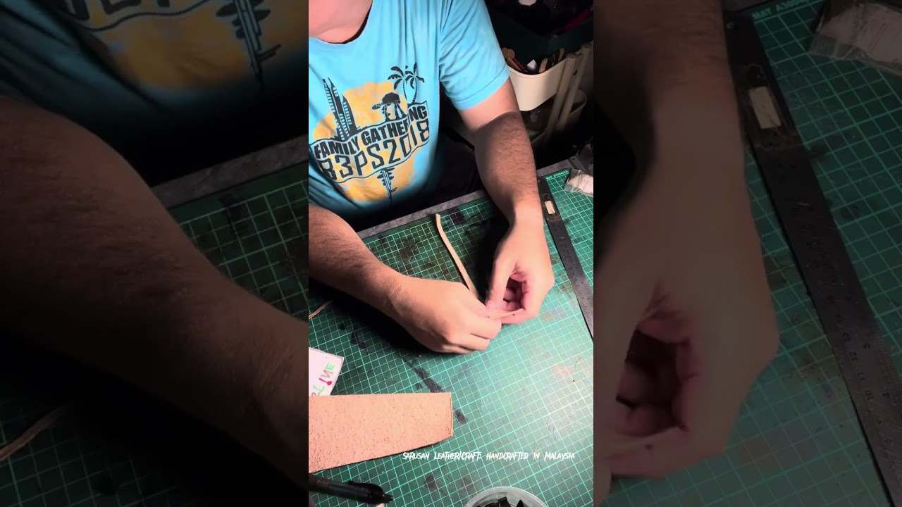 How to make leather toggle