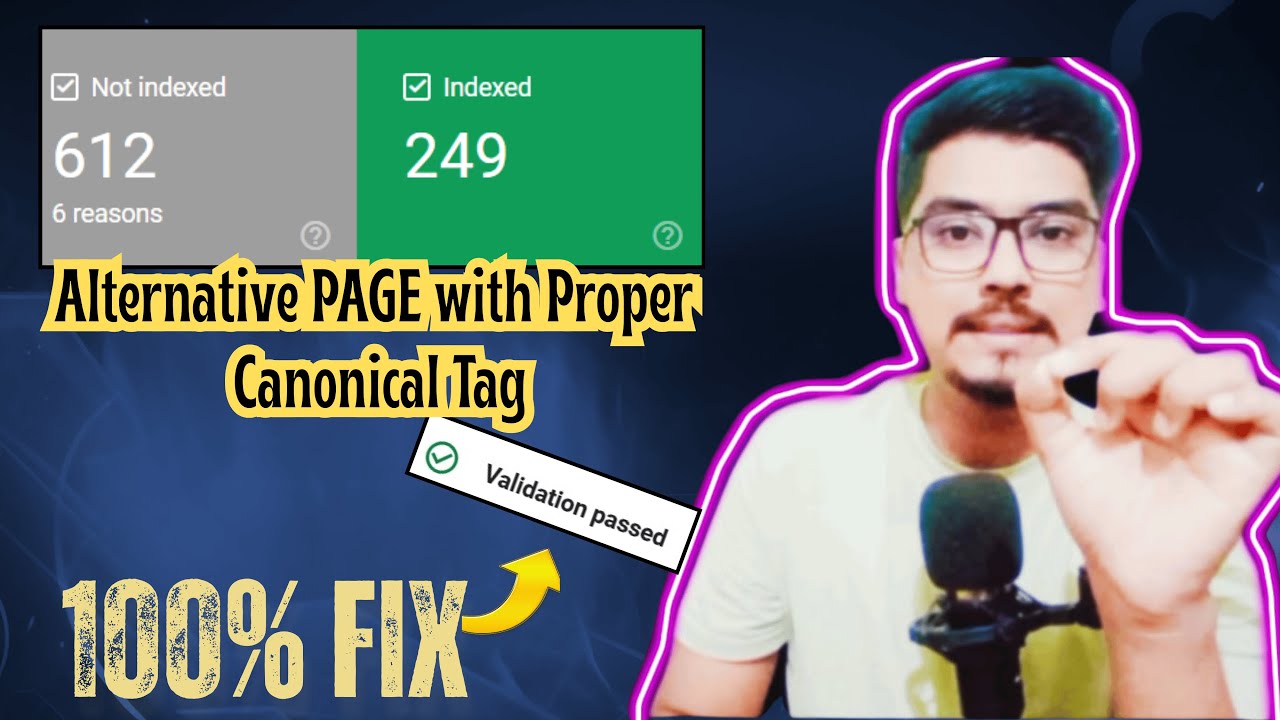 How to Fix alternative Page with proper canonical Tag Issue Easily ...