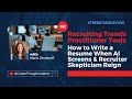 How to Write a Resume When AI Screens &amp; Recruiter Skepticism Reign
