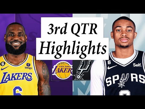 Los Angeles Lakers vs. San Antonio Spurs Full Highlights 3rd QTR 