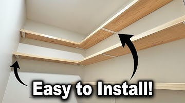 How to Install Goovilla Floating Shelf Brackets | Super Strong!