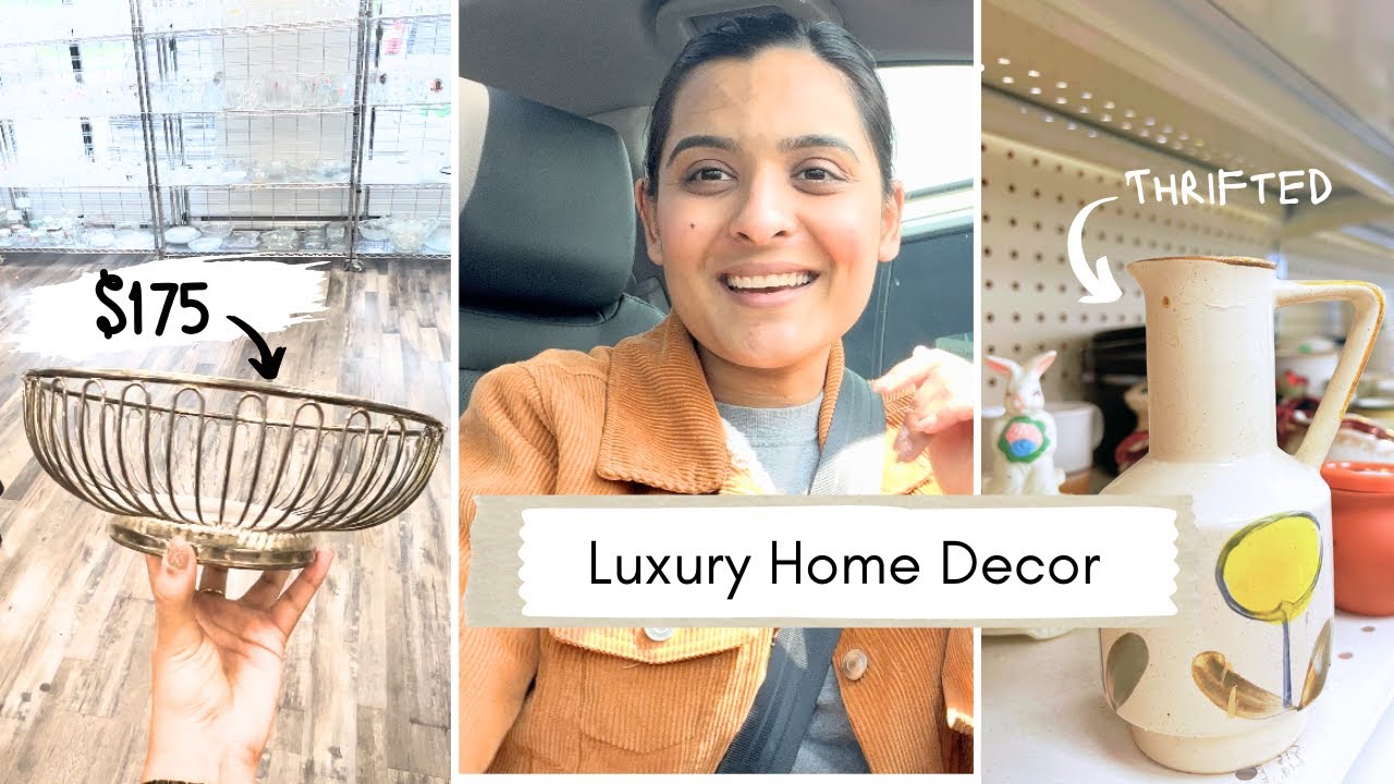 Spotting Luxury Home Decor at this Toronto Thrift Store! Thrifting For