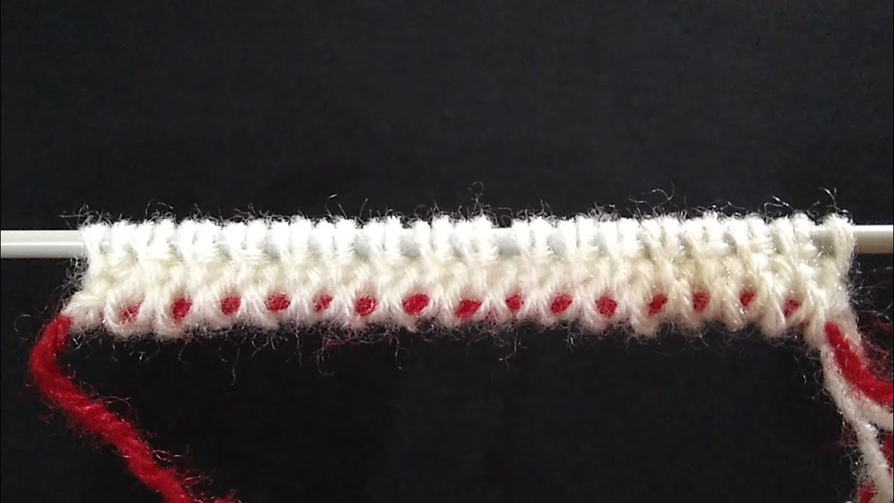 Knitting Double Border Easily with Cast on / Tubular Cast on