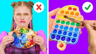 CREATIVE ART TRICKS AND DRAWING HACKS| Easy And Fun Art Hacks by 123 GO! SERIES