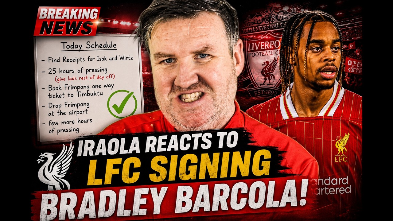 Exclusive! Andoni Iraola reacts to Liverpool signing Bradley Barcola