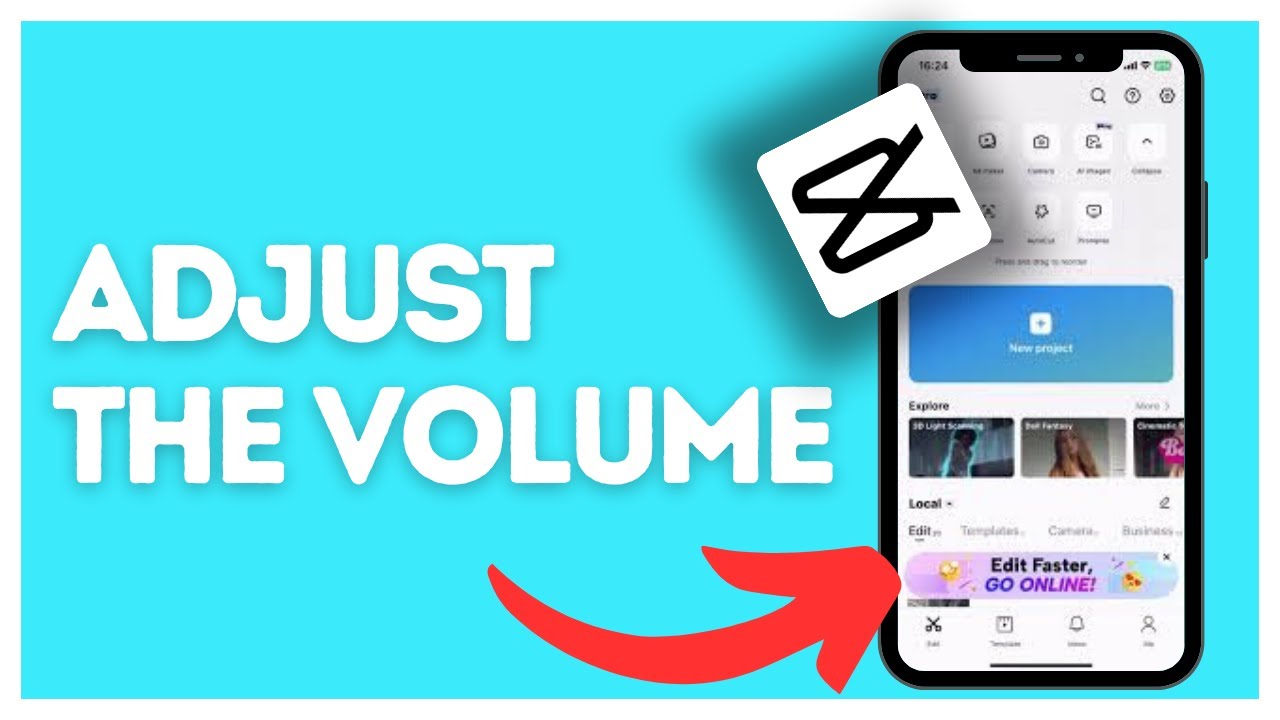 How to adjust the volume on CapCut?