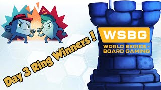 Ring Winners from WSBG Day 3.  Live!!!!