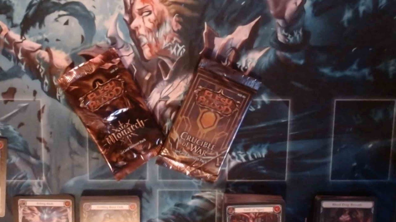 Flesh and Blood Monarch Box Opening and Cru YouTube