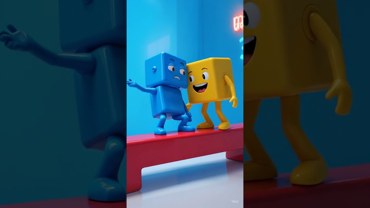 The Cube Monster Chase! 💚😱 | Dream 3D Funny 3D Animation | 