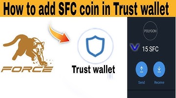 How to add SFC coin token in trust wallet||Trust wallet ma SFC coin metaforce K liya kasay add karay