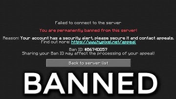 I Got PERMANENTLY BANNED on Hypixel (NOT CLICKBAIT)