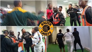 Kaizer Chiefs Management Involved In A Fight With TS Galaxy | Kemiso Motaung Shouting