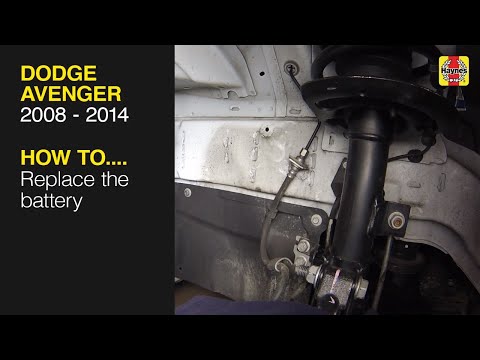 How to Replace the battery on the Dodge Avenger 2008 - 2014