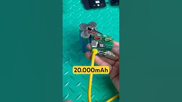 Diy power bank 20.000mAh(li-ion lisen 21700) #diy #powerbank #lithiumbattery #21700 #20000mah