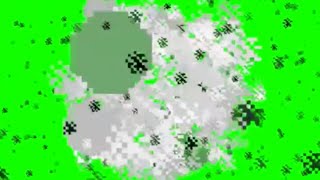Creeper Explodes On Green Screen