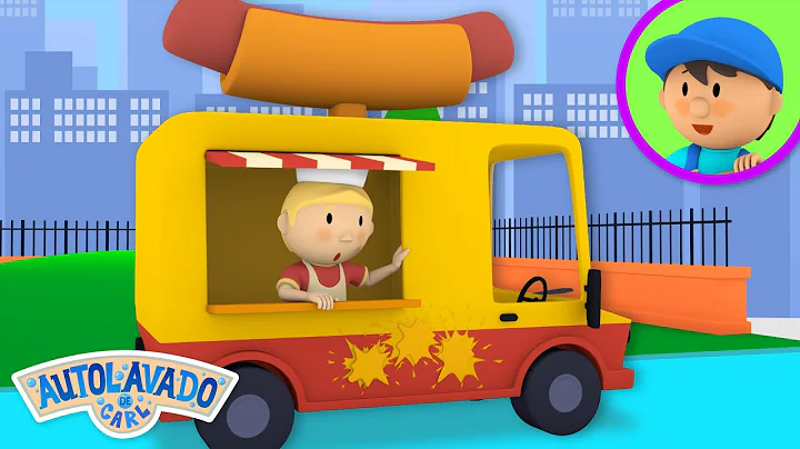El Camión de Hotdogs | El Autolavado de Carl | Caricatura Para Niños