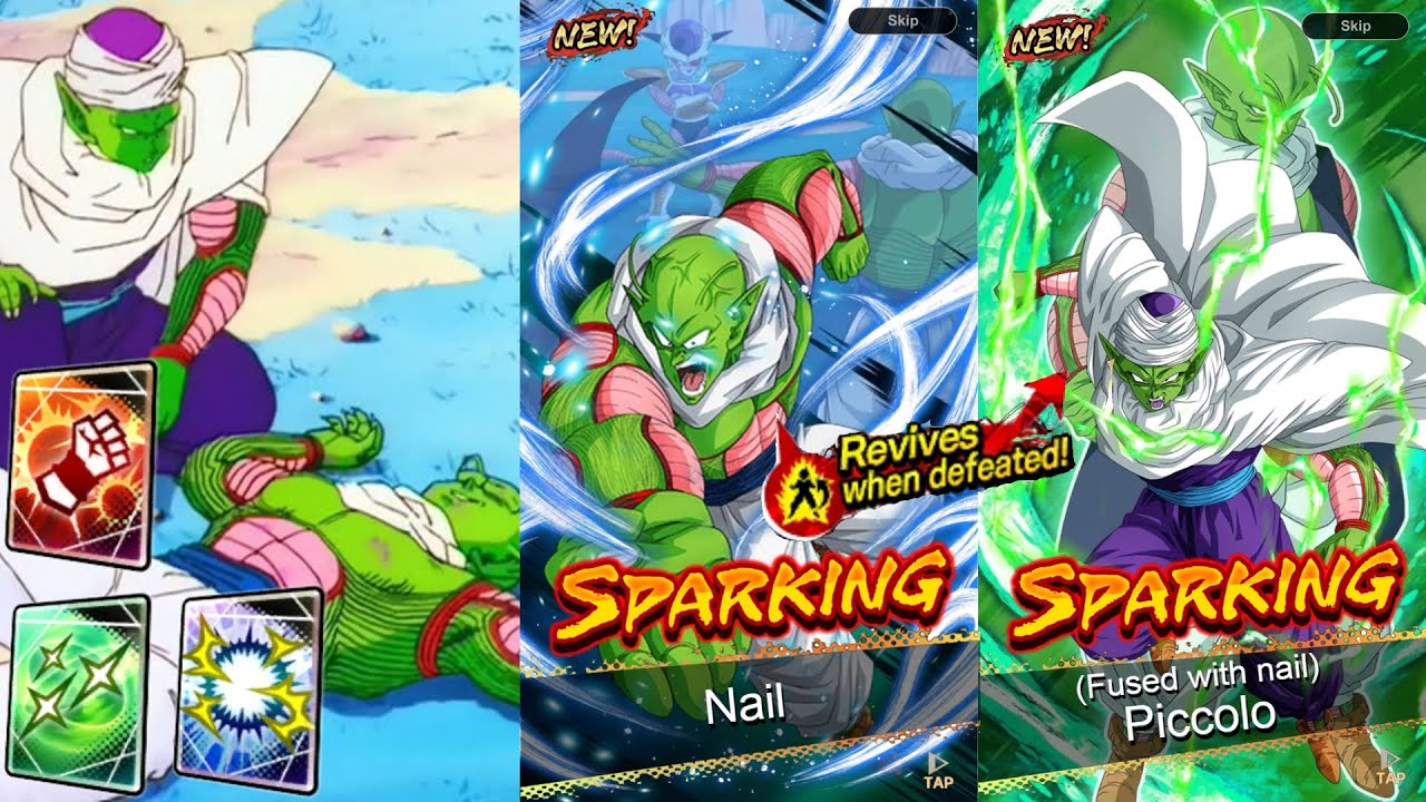 Revival Piccolo Fused with nail! MOVESET Dragon Ball Legends YouTube