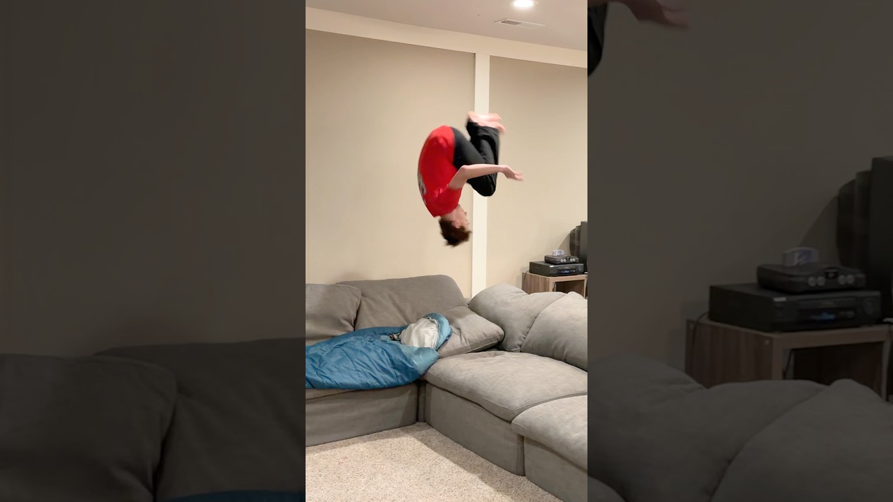 Front Flip To SLEEP.