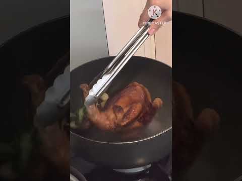 دجاج داكن مقلي سريع ا قبل الحساء فيديو فيروسي مرضي فيديو قصير