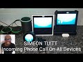 Echo Show UK Landline Phone Call With Alexa Calling Smart Home Demo By Simeon Tuitt Receiving A Call