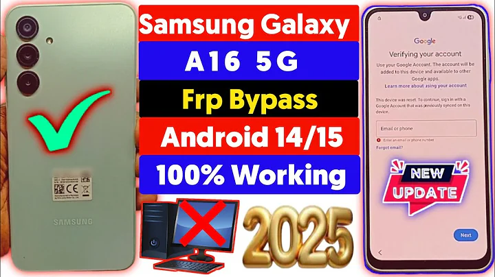 Samsung A16 Frp Bypass 2025 Android 14/15 Latest Update | Samsung A16 5G Frp Lock Remove Without Pc