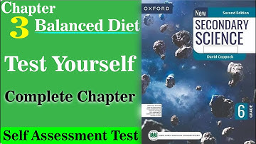 Balanced Diet | Test Yourself  Chapter 3 Class 6 Science @garrisonwithHaiqa