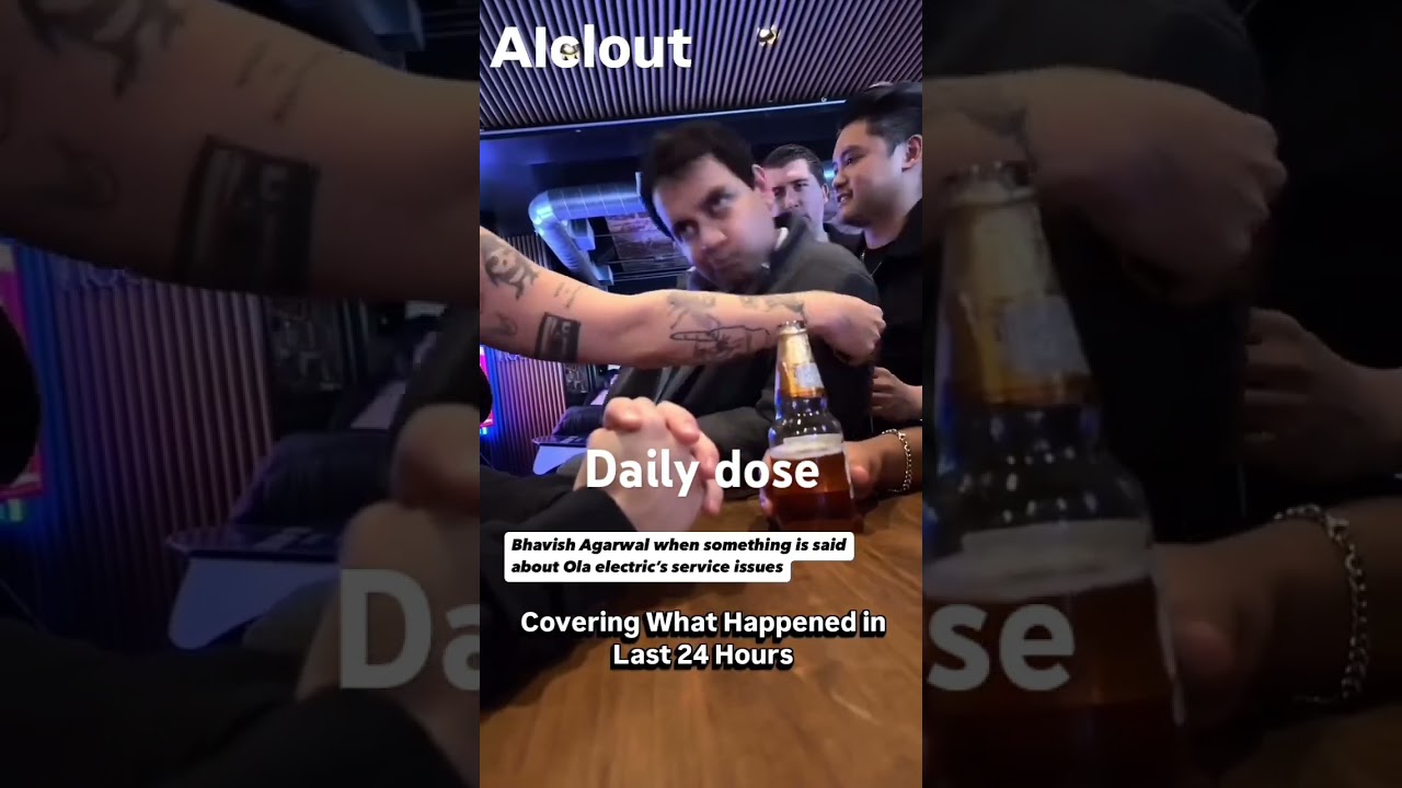 OLA ceo heavily drunk 😂😂😂 