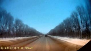 Трасса М5 Москва-Пенза Январь 2013 Moscow-Penza Timelapse 6x(Участок трассы М5 (Урал) Москва-Пенза снятый на видеорегистратор. Ускорено в 6 раз. Москва - Коломна - Луховиц..., 2013-01-10T00:27:17.000Z)