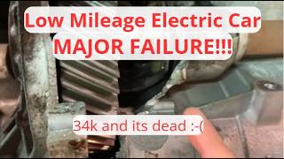 Low mileage Electric Car FAILURE - Renault Zoe ZE50 Reduction Gearbox explodes - EV Repair Mechanic