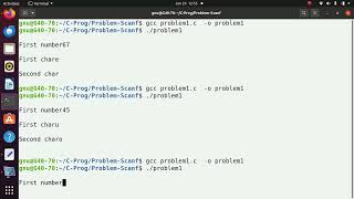 Problems with scanf()