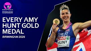 EVERY Amy Hunt Gold Medal 🥇 European Athletics Championships | Birmingham 2026