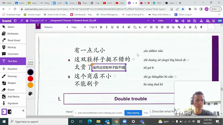 Lesson 9 Dialogue 2 Language Practice Integrated Chinese Volume 1 4th Ed
