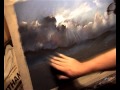 Pastel demonstration painting landscapes skies by les darlow