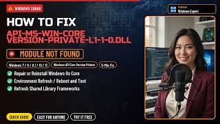 Fix api-ms-win-core-version-private Missing!