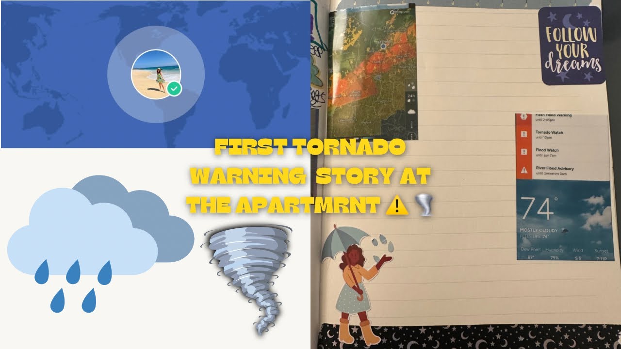 🌪️⚠️ FIRST TORNADO WARNING AT MY NEW APARTMENT 🌪️⚠️ - YouTube