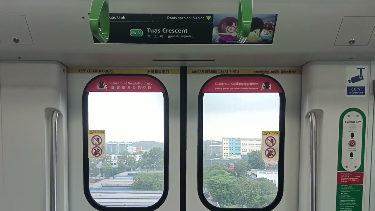 Alstom Movia R151 923/924 From Pioneer To Tuas Link 