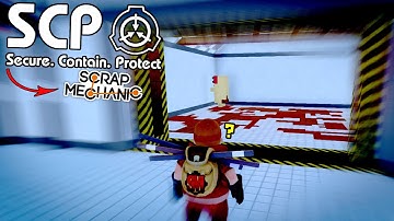 SCP Containment Breach Meets Scrap Mechanic Escape Rooms! - Scrap Mechanic Challenge Mode